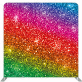 Rainbow Sequins Sparkle Party Double Sided Backdrop - Layoris